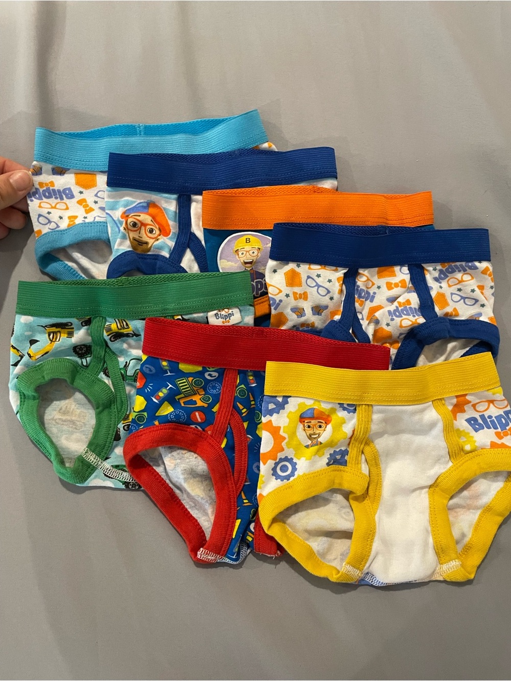 Blippi Briefs Underwear for Boys 2T-3T Never Worn
